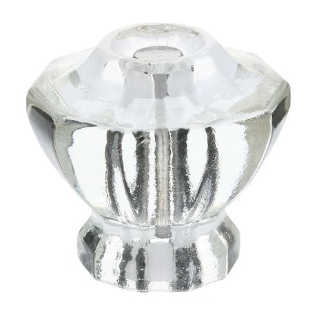 Emtek Astoria Clear 1-1/2 in Cabinet Knob Clear Finish 86210